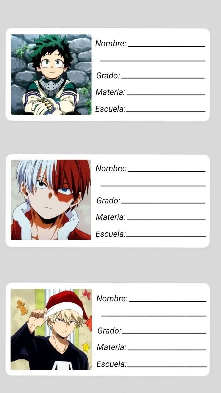 etiquetas de anime para imprimir - Cómo puedo hacer etiquetas para imprimir