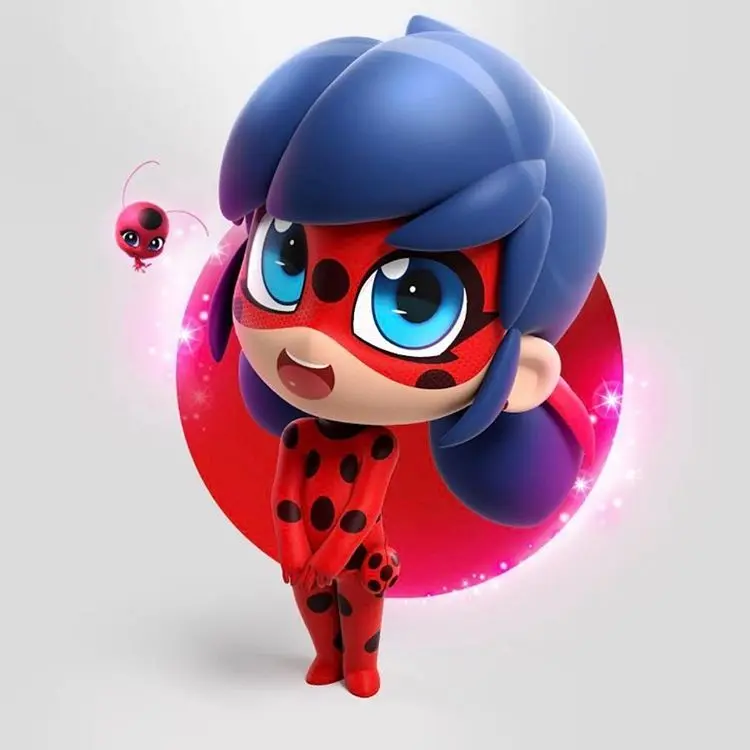 anime chibi ladybug dibujos kawaii - Cuántas tiene Ladybug