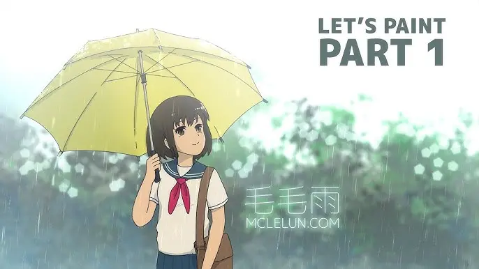 anime in the rain - Do they end up together in after the rain anime