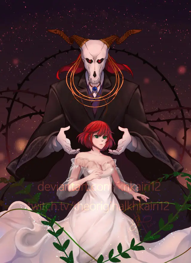 Chise y Elias: Un Romance Mágico en The Ancient Magus' Bride - Does Elias actually love Chise anime chise elias - Does Elias actually love Chise