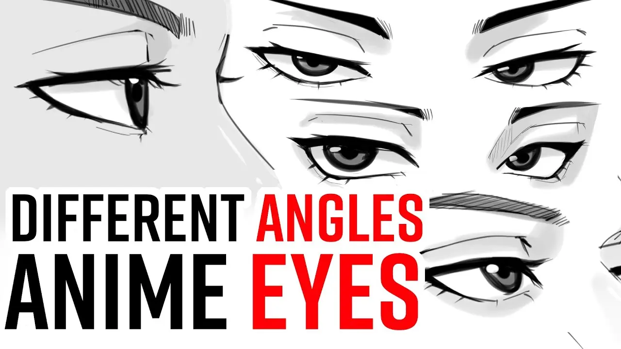 Dibujando ojos de anime de perfil: Una guía completa - How do you draw anime eyes sideways anime eyes side view - How do you draw anime eyes sideways