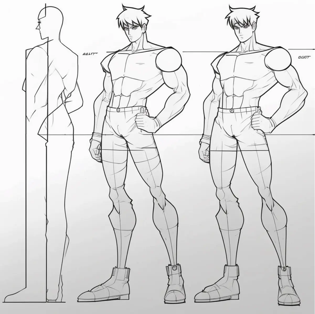 anime male pose - How to draw anime eyes males
