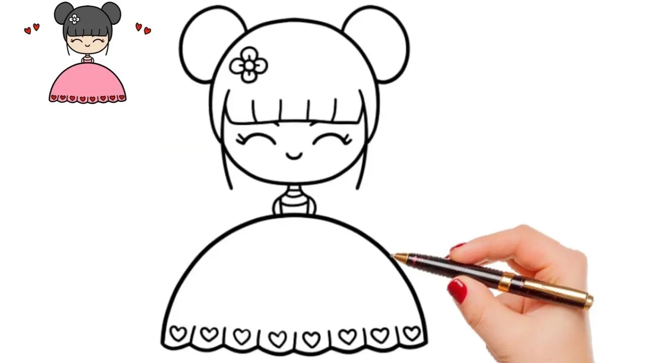 <b>Anime Doll Drawing</b>: Una Guía Completa - How to make paper doll anime anime doll drawing - How to make paper doll anime