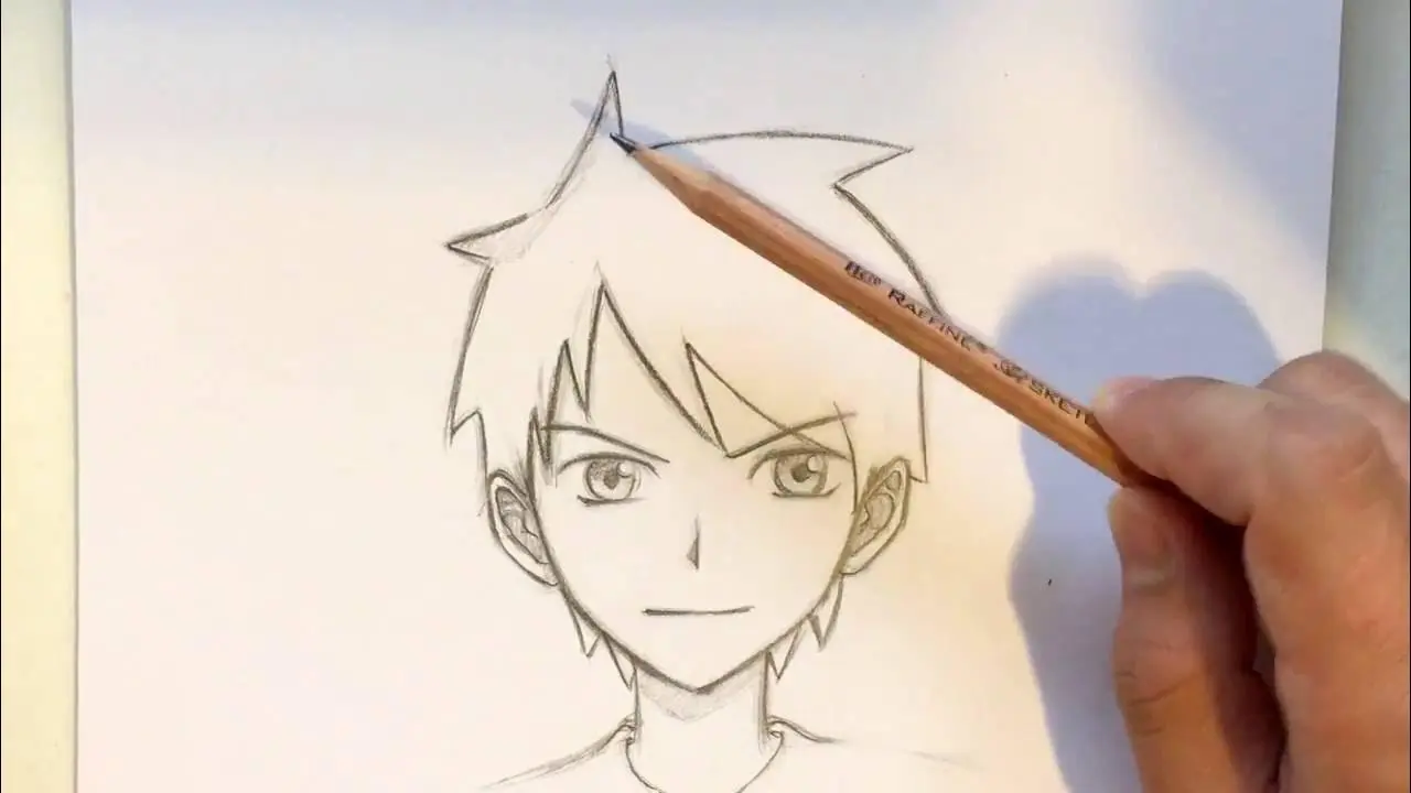 Dibujando Cabello Anime Masculino: Una Guía Completa - Is anime hair hard to draw anime hair drawing male - Is anime hair hard to draw
