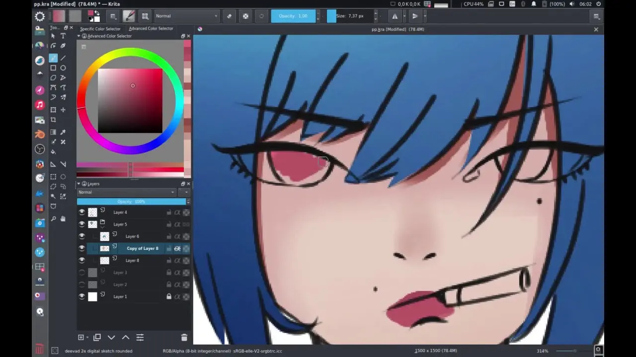 <b>Animación con Krita</b>: Guía Completa para Principiantes - La animación de Krita es gratuita anime krita - La animación de Krita es gratuita