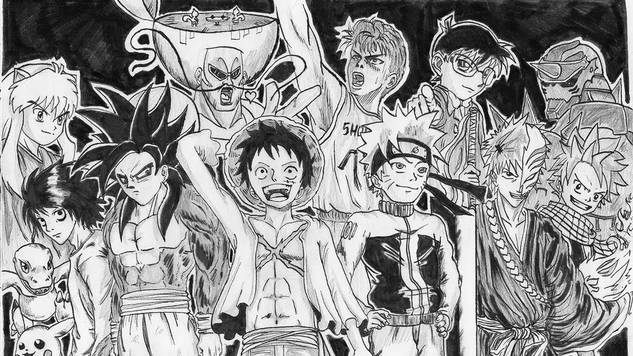 Los Mejores Personajes de Anime para Dibujar - Qué personaje de anime debería dibujar los mejores personajes de anime para dibujar - Qué personaje de anime debería dibujar