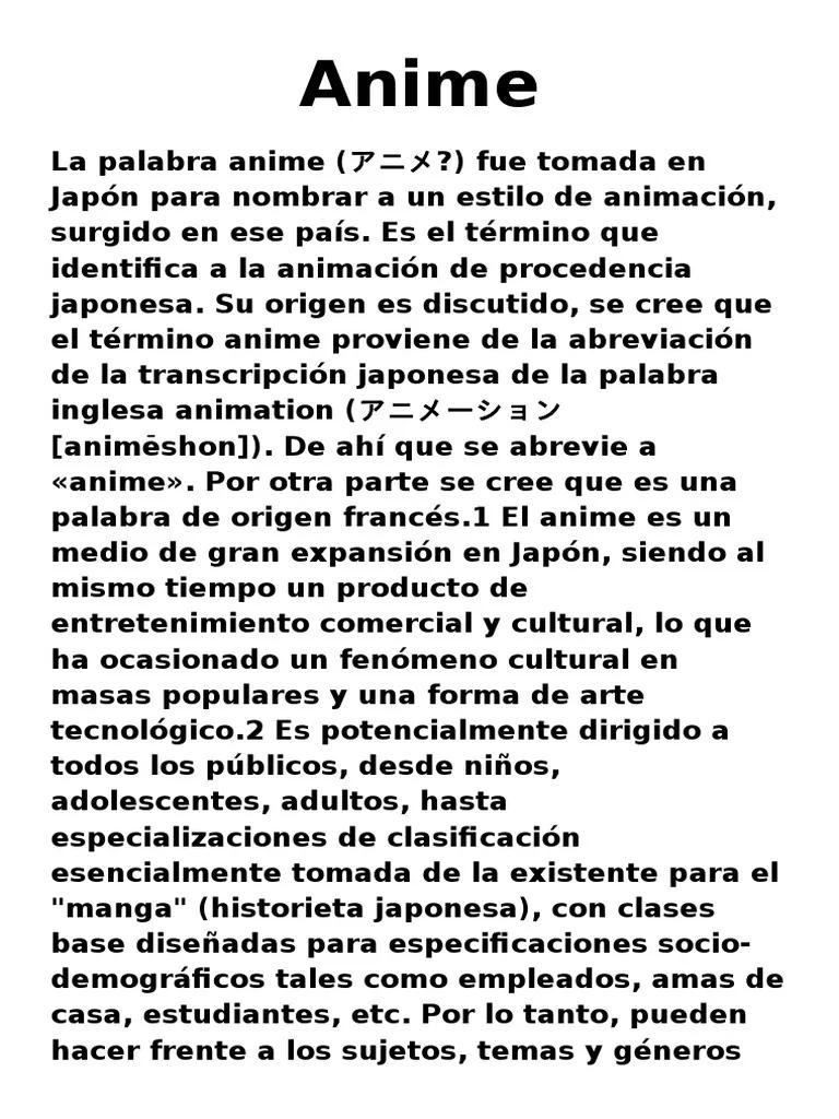 Origen de la palabra Anime: Un viaje desde el significado hasta la cultura global - Qué significa anime en latín origen de la palabra anime - Qué significa anime en latín