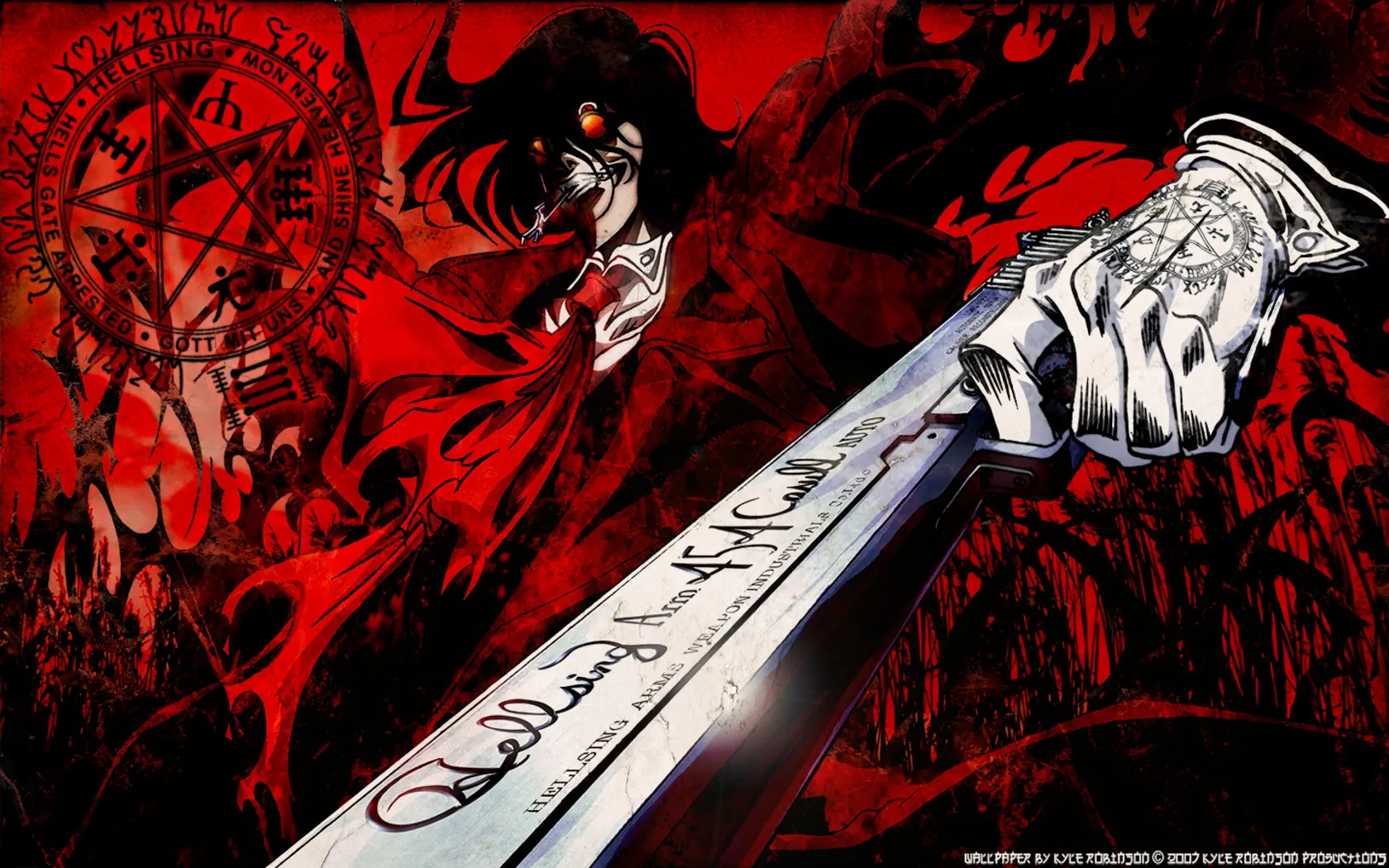 imagenes de anime hellsing - Qué significa el símbolo de Hellsing