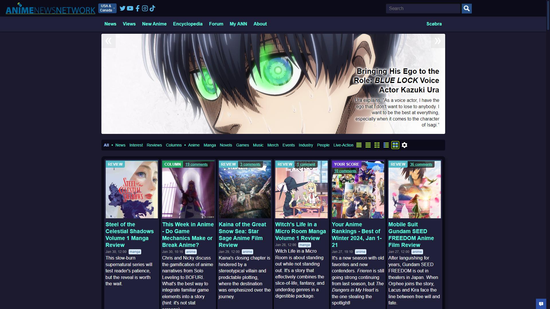 anime news sites - What are legit anime websites