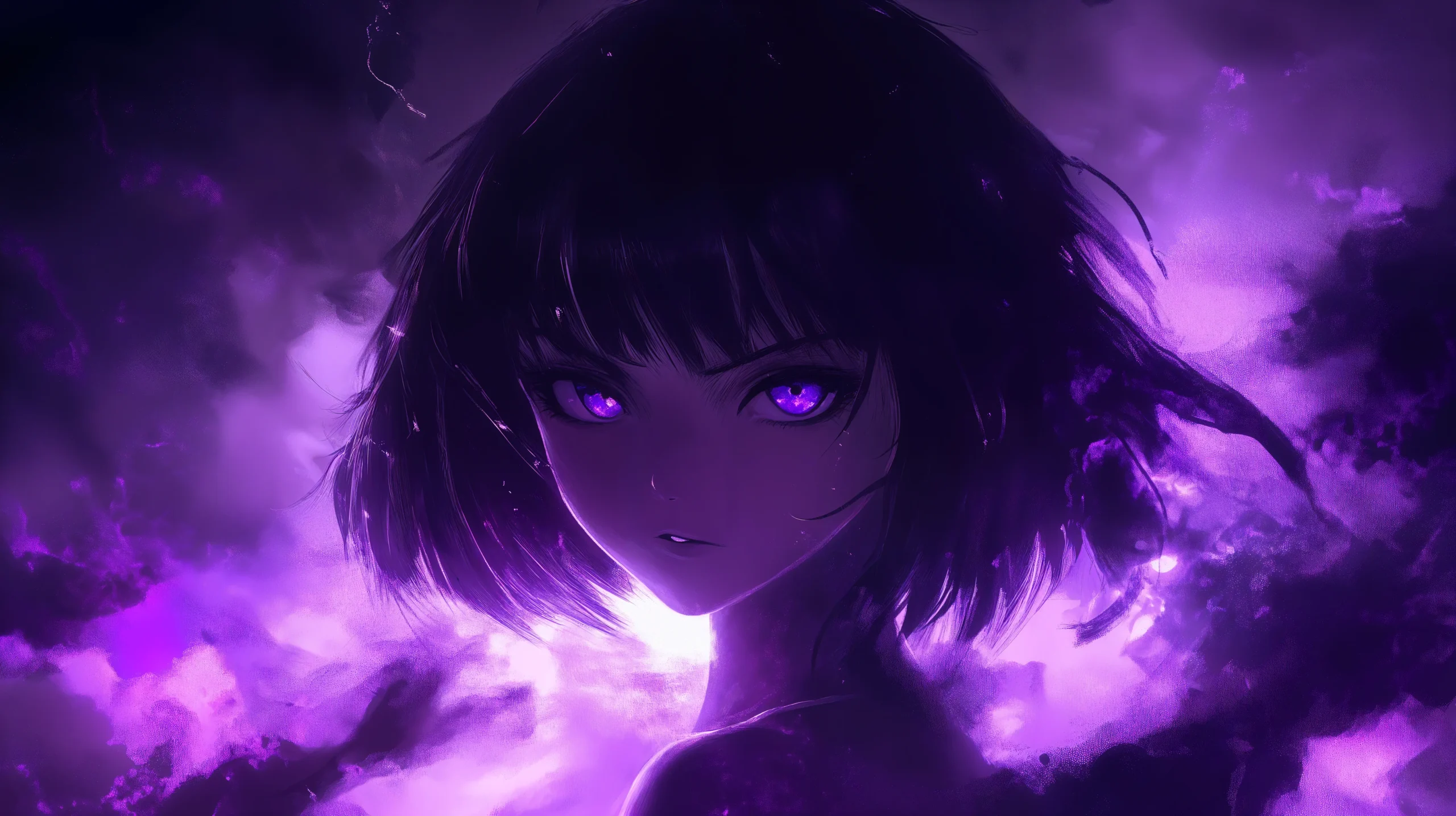 anime purple - What does purple hair mean in anime