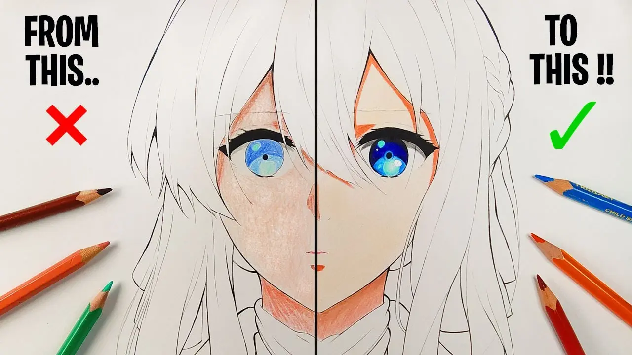 Dibujos de Anime Coloreados: Una Guía Completa - Which color is best for anime drawing anime drawings colored - Which color is best for anime drawing