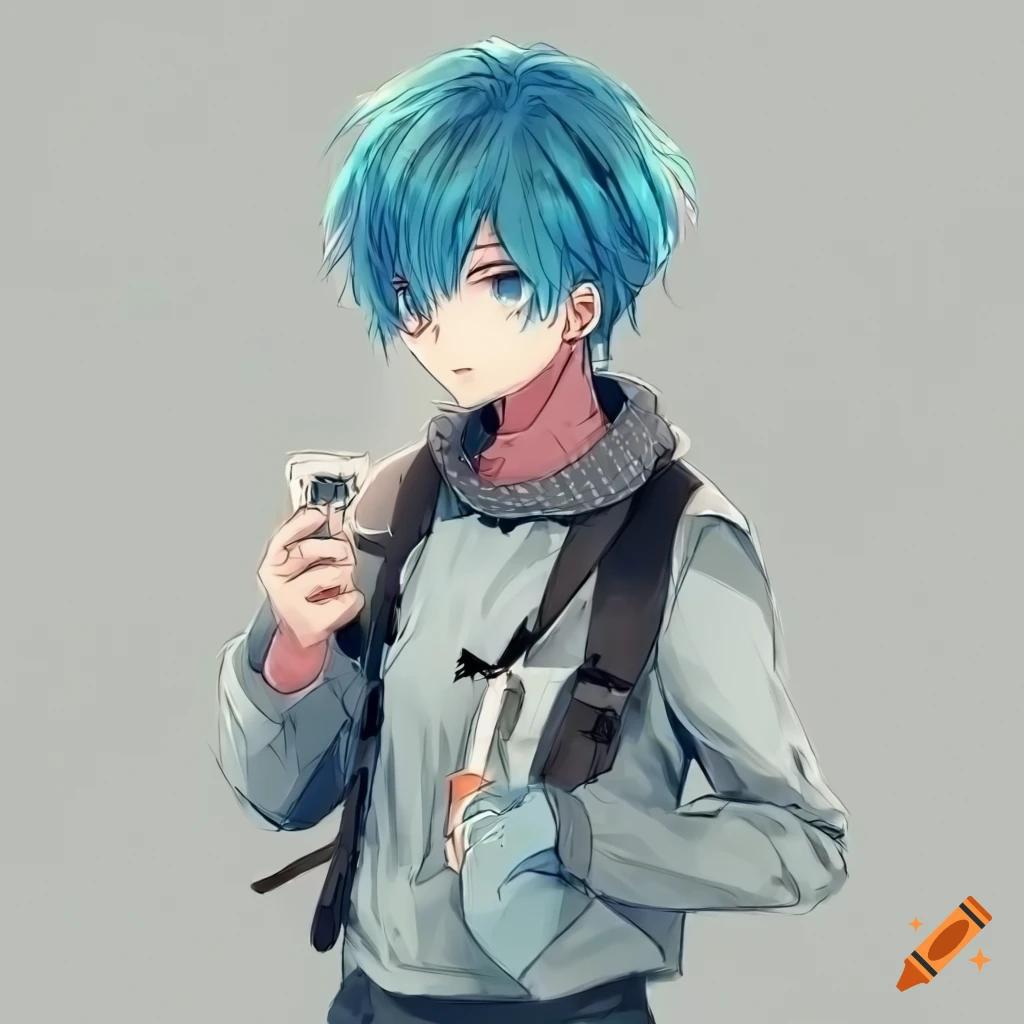 blue hair anime male - Who is blue hair red ribbon anime